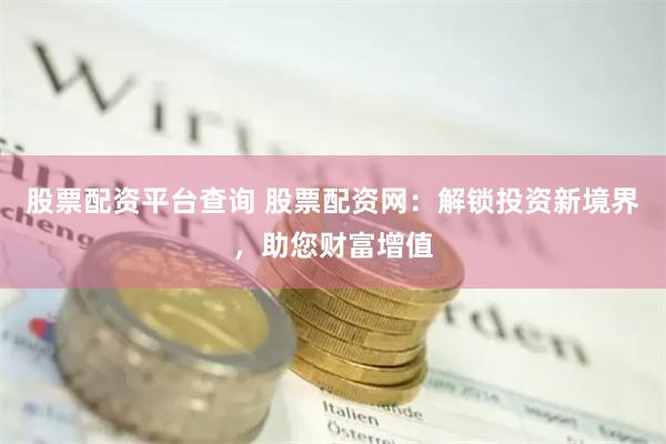 股票配资平台查询 股票配资网：解锁投资新境界，助您财富增值